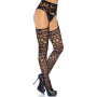 Garterb Lace Scroll Tights. Stockings
