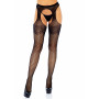 Collant Polka Dot Suspender Hose