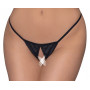 Set of 3 women's open underwear thongs