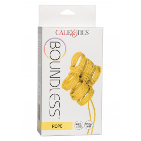 Yellow bondage constriction rope Boundless Rope 10M