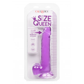 Make it realistic with suction cup Queen Size Dong 8 Inch