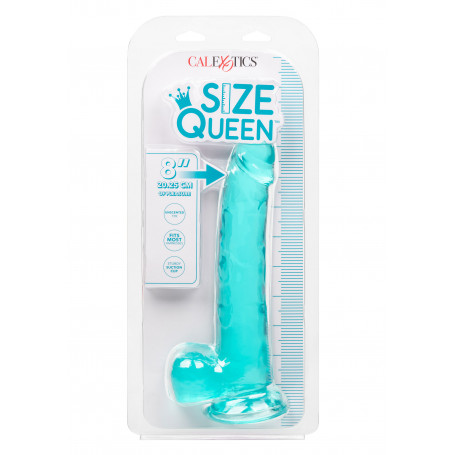 Do it with suction cup and vaginal testicles Queen Size Dong 8 Inch
