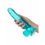 Do it with suction cup and vaginal testicles Queen Size Dong 8 Inch