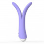 Vibratore vaginale in silicone realistico dopio stimolatore vibrante Aries