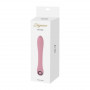 Vaginal vibrator stimulator for G-spot phallus pink pink silicone vibrating dildo