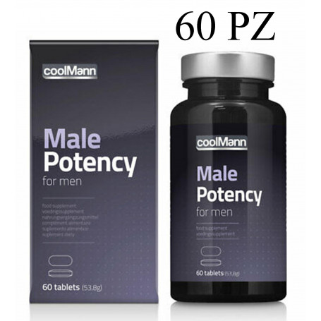 CoolMann Potency Tabs 60pcs stimolatore pene