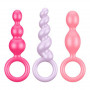 Silicone Phallus Set Plug Booty Call