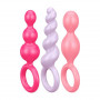 Silicone Phallus Set Plug Booty Call