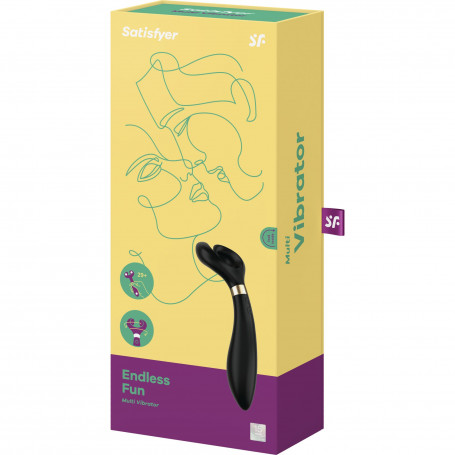 Vibrator for couple Satisfyer Partner Multifun 3 Black