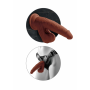 Fallo realistico con ventosa 3D Cock Swinging Balls 8 Inch