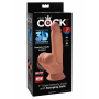 Fake Penis with Suction Cup 3D Cock Swinging Balls 7 Inch