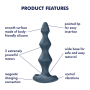 Vibrating Phallus Dark Lolli Plug