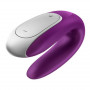 Vibratore per coppia Double Fun Purple con APP