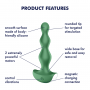 Vibrating Phallus Lolli Plug 2 Green