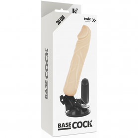 Realistic 2 in 1 Penis Sheath Vibrator with Remote Control BASECOCK