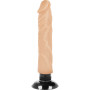 Realistic vibrator with suction cup 2 in 1 phallic sheath BASECOCK