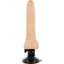 Realistic foldable vibrator with remote control and testicles BASECOCK