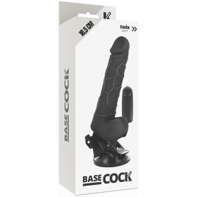 Vibratore realistico 2 in 1 Guaina fallica BaseCock