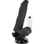 Realistic foldable vibrator with remote control basecock