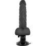 Realistic foldable vibrator with remote control basecock