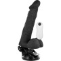 Realistic foldable vibrator with remote control suction cup basecock