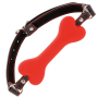 Bite DARKNESS BONE GAG SILICONE RED