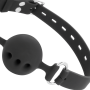 BDSM bite DARKNESS BALL SILICONE GAG