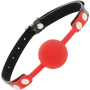 Fetish bite DARKNESS BALL RED SILICONE GAG