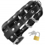 Chastity belt DARKNESS LEATHER CHASTITY CAGE