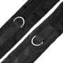 Constrictive bed set DARKNESS INTERLACE OVER AND UNDER BED RESTRAINT SET