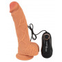 Realistic vibrator with RealThing suction cup