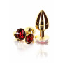 Anal Phallus Butt Plug With Diamond Jewel M