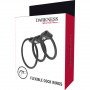 Anello per pene DARKNESS FLEXIBLE COCK RINGS SET OF 3