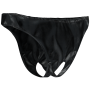 Open bottom DARKNESS OPEN CROTHLESS PANTIES ONE SIZE