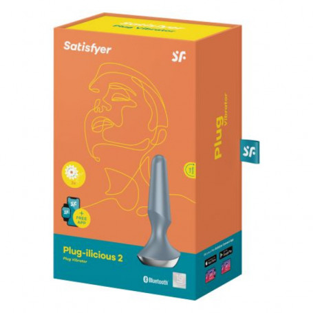 vibrator Plug ilicious 2 Grey