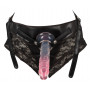 Harness set with strap phallus on Sex Coach