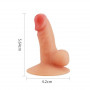 Mini Phallus with Suction Cup Gadget Pecker Holder