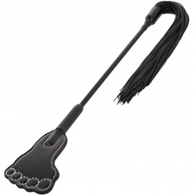 Whip DARKNESS CROP & FLOGGER BLACK FETISH BDSM