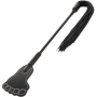 Frusta DARKNESS CROP & FLOGGER BLACK FETISH BDSM