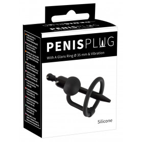 Penis Plug with a Glans Ring