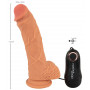 Realistic vibrator with RealThing suction cup