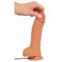 Realistic vibrator with RealThing suction cup