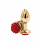 Plug anale Rose Buttplug Red Small