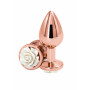 Plug anale Rose Buttplug white Medium