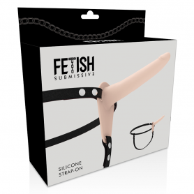 Make it realistic wearable FETISH SUBMISSIVE SILICONE STRAP-ON FLESH 15CM