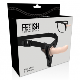 Make it wearable FETISH SUBMISSIVE SILICONE STRAP-ON FLESH 12.5 CM G-SPOT