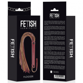 Whip FETISH SUBMISSIVE DARK ROOM FLOGGER VEGAN LEATHER