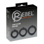 Anello fallico Silicone Steel Rings kit