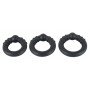 Anello fallico Silicone Steel Rings kit