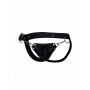 Slip uomo sospensorio nero DNGEON Snap Jockstrap